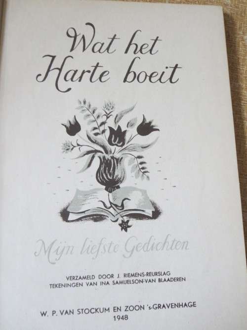 WAT HET HARTE BOEIT deur J. Riemens-Reurslag  (GEDIGTE)