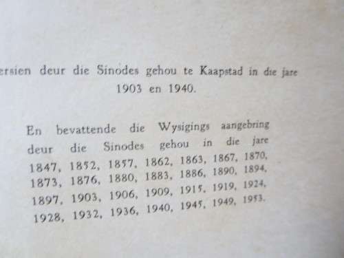 WETTE EN BEPALINGS VIR DIE BESTUUR VAN DIE NG KERK IN SUID-AFRKA
