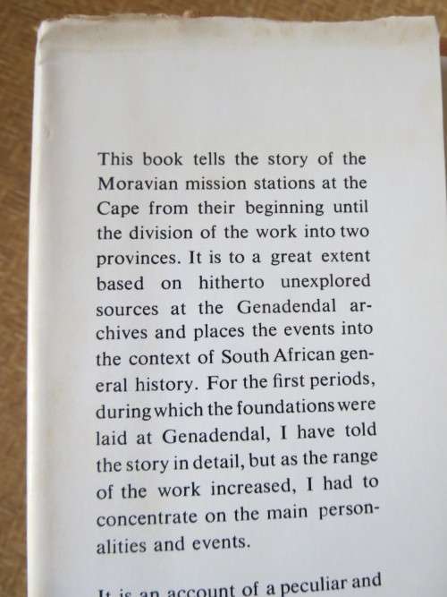 THE PEAR TREE BLOSSOMS The History of the Moravian Church in SA by Bernhard Krüger 1737-1869