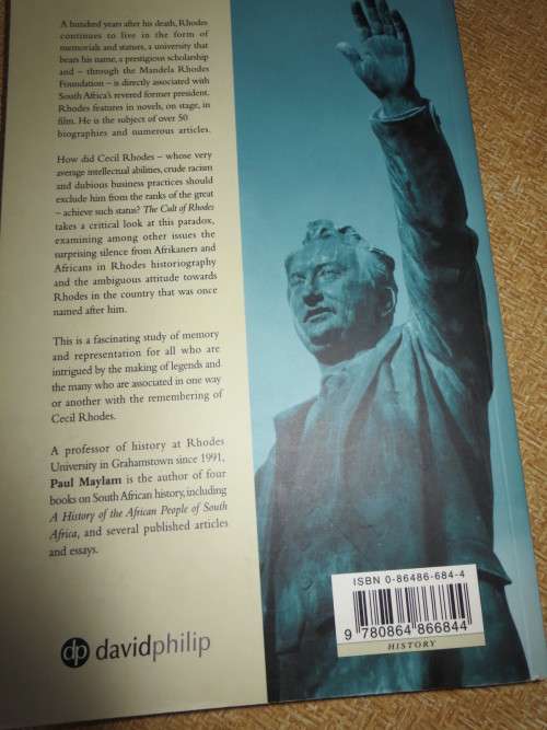 THE CULT OF RHODES  Remembering an imperialist in Africa  by Paul Maylam