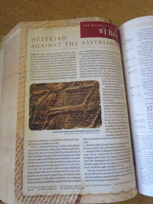 ARCHAEOLOGICAL STUDY BIBLE Illustrated walk through Biblical History and Culture