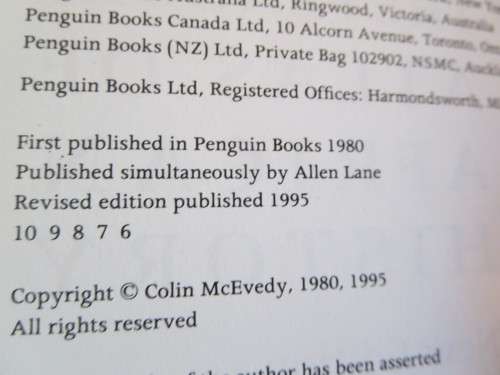 THE PENGUIN ATLAS OF AFRICAN HISTORY (New Edition)  by Colin McEvedy