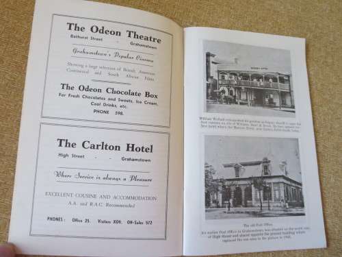GRAHAMSTOWN CITY OF THE SETTLERS 1812 - 1962 Compiled by Eric W. Turpin