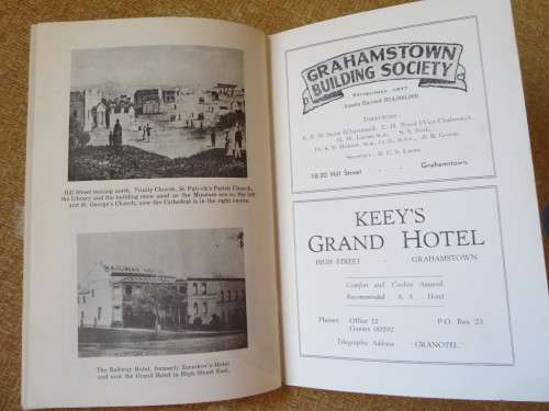 GRAHAMSTOWN CITY OF THE SETTLERS 1812 - 1962 Compiled by Eric W. Turpin