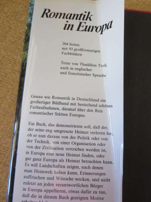 ROMANTIK IN EUROPE  by Thaddaus Troll