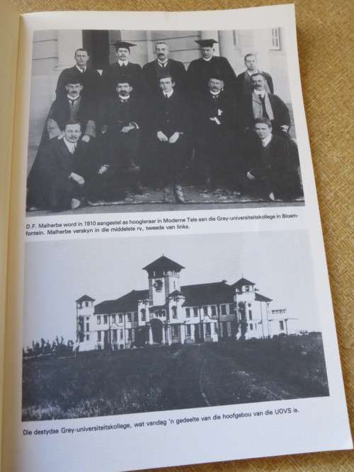 D. F. MALHERBE - `N FOTOMUSEUM  Samesteller, T. Toerien  Foto`s: E. Botha