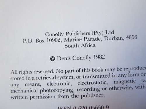 CONOLLY`S GUIDE TO SOUTHERN AFRICA  by Denis Conolly