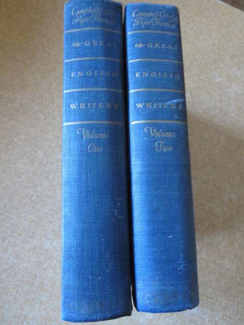 GREAT ENGLISH WRITERS VOLUMES 1 AND 2