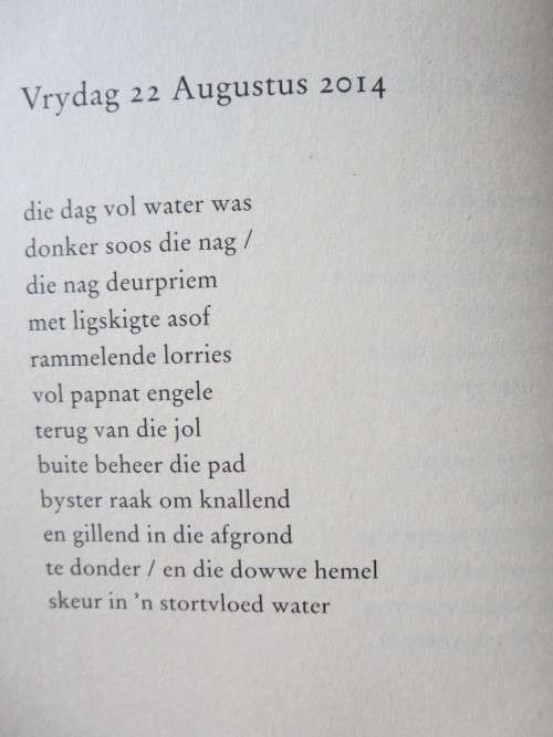 DIE NA-DOOD  deur Breyten Breytenbach