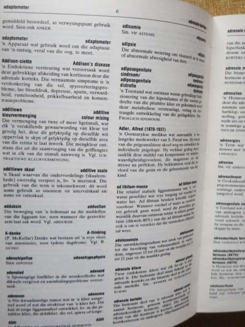 PSIGOLOGIEWOORDEBOEK  deur C. Plug, W.F. Meyer, D.A. Louw & L.A. Gouws