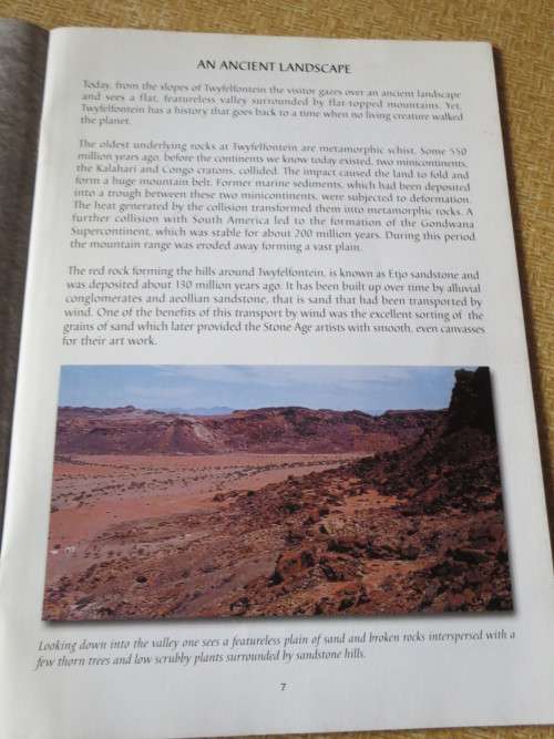 A WALK THROUGH PREHISTORIC TWYFELFONTEIN  by  Shirley-Ann Pager (Rock Art Namibia)