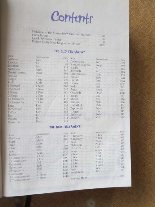 EXTREME TEEN BIBLE  New King James Version