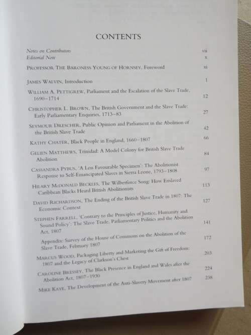 THE BRITISH SLAVE TRADE: Abolition, Parliament and People  by S. Farrell, M. Unwin & J. Walvin