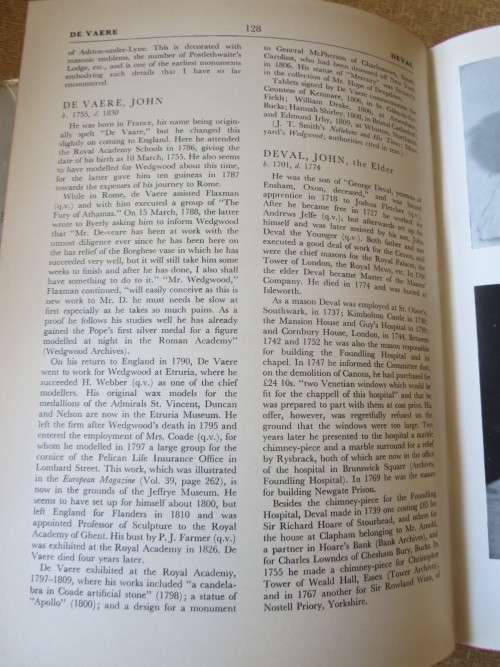 DICTIONARY OF BRITISH SCULPTORS  1660 - 1851  by Rupert Gunnis