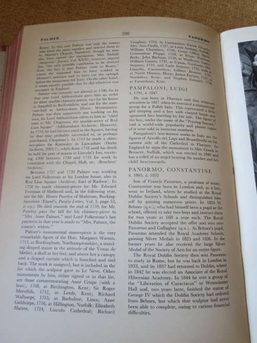 DICTIONARY OF BRITISH SCULPTORS  1660 - 1851  by Rupert Gunnis