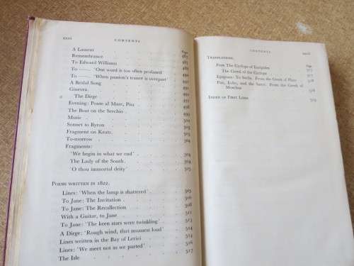 THE POETICAL WORKS OF SHELLEY  Selected by Morchard Bishop