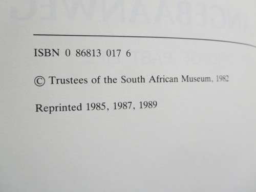 LANGEBAANWEG  A Record Of Past Life  by Q. B. Hendey  (Rich Fossil Site)