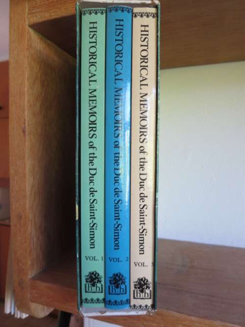 HISTORICAL MEMOIRS OF THE DUC DE SAINT-SIMON by Lucy Norton (TRILOGY in Slipcase)