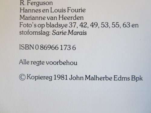 VERSIERSUIKERFANTASIE!  deur Dora van Heerden