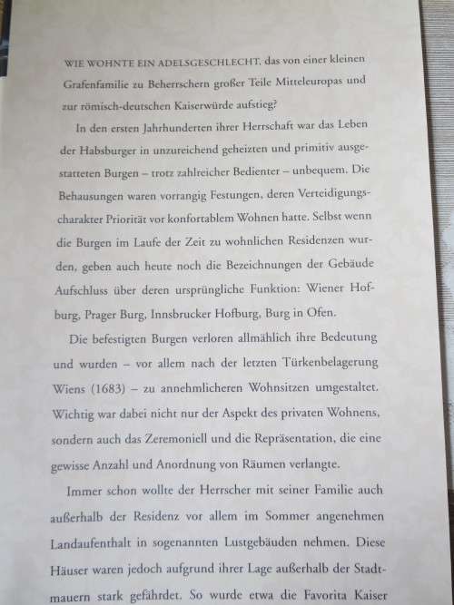 SO LEBTEN DIE HABSBURGER  Imperial & royal castles in the Austro-Hungarian monarchy