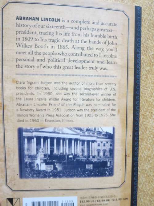 ABRAHAM LINCOLN - FRIEND OF THE PEOPLE  by Clara Ingram Judson