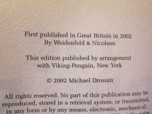 THE BIBLE CODE AND THE BIBLE CODE 2 The Countdown  by Michael Drosnin