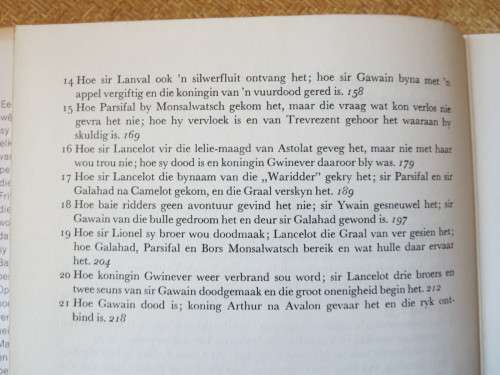 KONING ARTHUR EN SY DAPPER SWAARDVEGTERS  deur Fritz Habeck