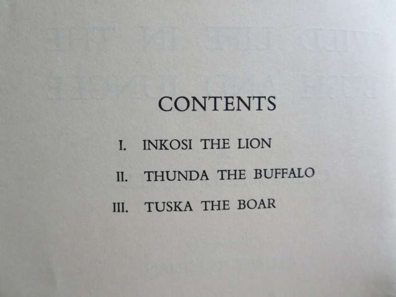 WILD LIFE IN THE BUSH AND JUNGLE  by C. Bernard Rutley (3 True wild life stories)