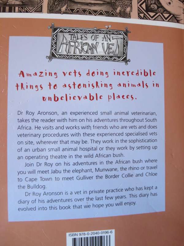 TALES OF AN AFRICAN VET  by Roy Aronson  (SIGNED)