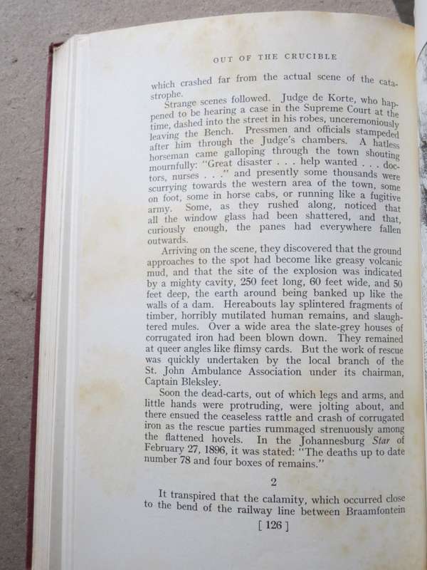 OUT OF THE CRUCIBLE  by Hedley A. Chilvers (Witwatersrand Goldfields) Drawings: William M Timlin