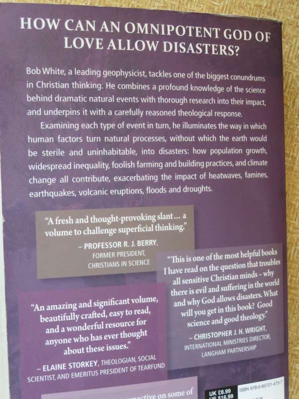 WHO IS TO BLAME?  by Robert S. White  Disasters, Nature and Acts of God