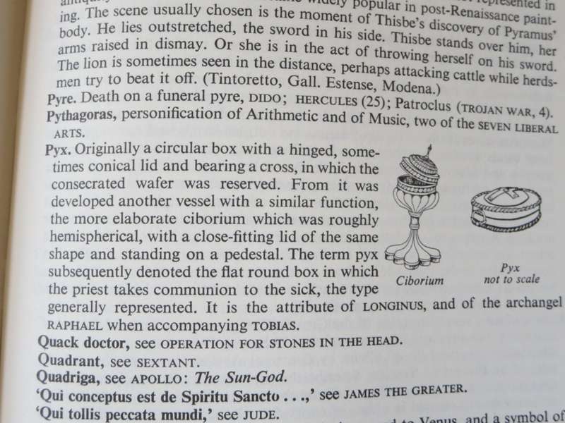 HALL`S DICTIONARY FO SUBJECTS & SYMBOLS IN ART  Introduction by Kenneth Clark