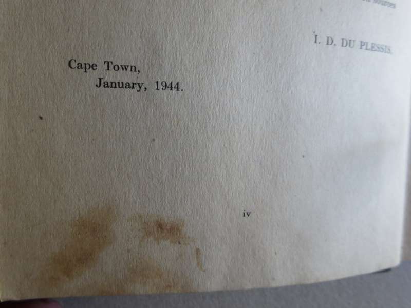 THE CAPE MALAYS  by I. D. du Plessis
