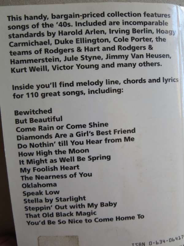 THE 40`S PAPERBACK SONGS SERIES