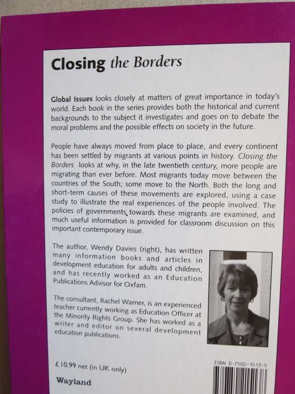 CLOSING THE BORDERS  by Wendy Davies
