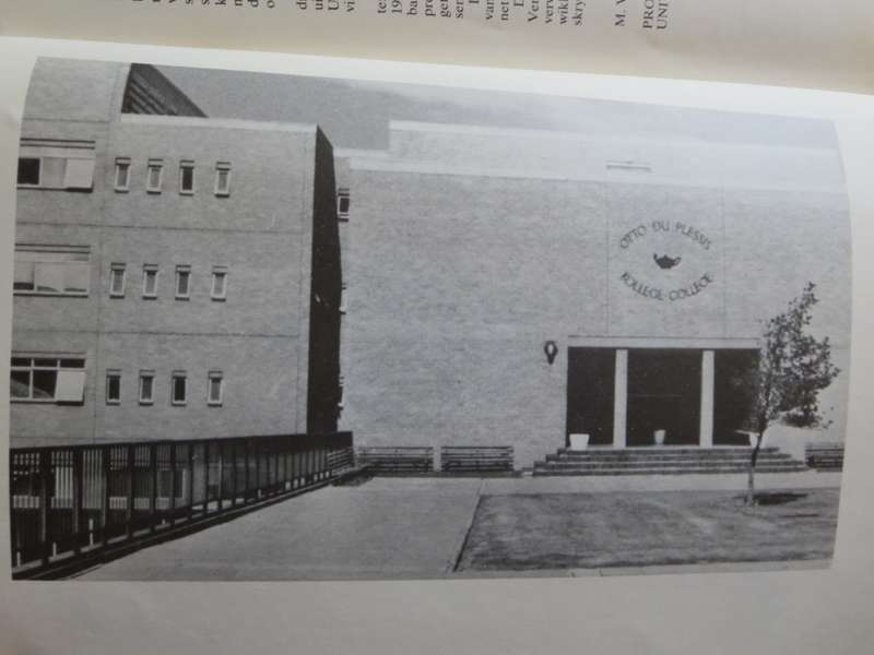 GEDENKUITGAWE VAN DIE OTTO DU PLESSIS VERPLEGINGSKOLLEGE 1959 - 1984