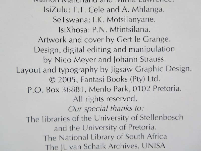 AFRICAN MYTHS AND LEGENDS Folklore from Africa TEXT: ENG/AFR/ISIXHOSA/ISIZULU/SETSWANA