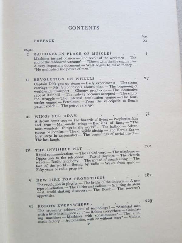 SCIENCE AS HISTORY by Heinz Gartmann Story of Man`s Technological Progress