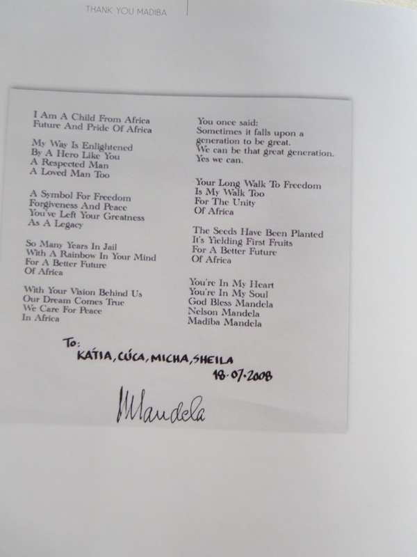 THANK YOU MADIBA A Tribute to Nelson Mandela  Memories of Abílio Soeiro