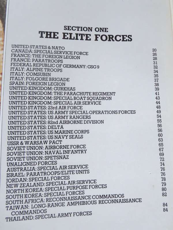 THE WORLD`S ELITE FORCES. Walter N. Lang