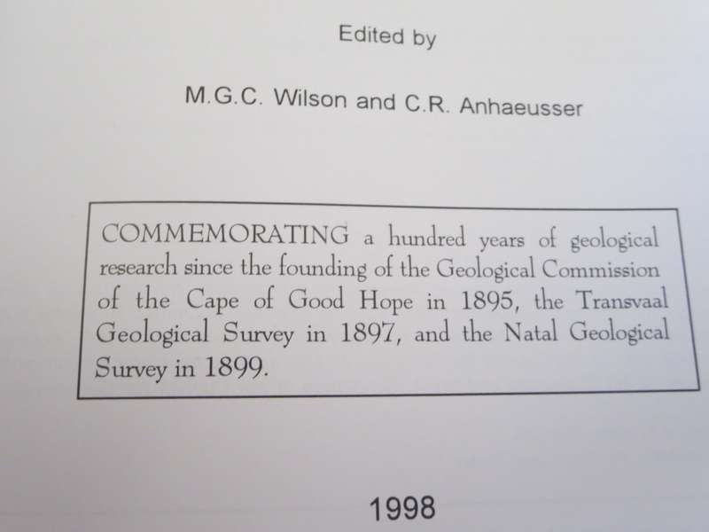 THE MINERAL RESOURCES OF SOUTH AFRICA. Handbook 16. Edited by MGC Wilson and CR Anhaeusser.