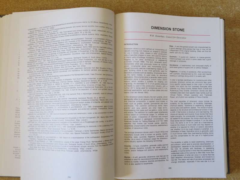 THE MINERAL RESOURCES OF SOUTH AFRICA. Handbook 16. Edited by MGC Wilson and CR Anhaeusser.