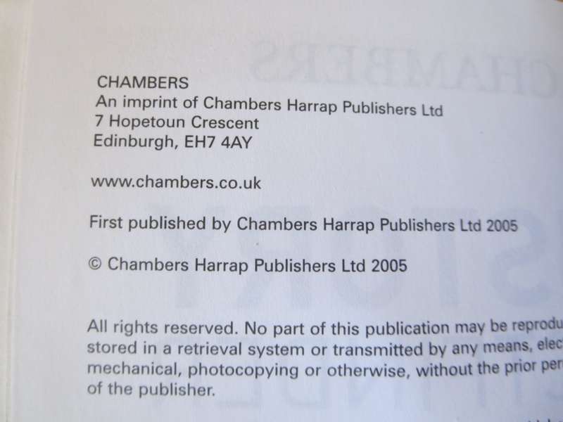 CHAMBERS HISTORY FACTFINDER Facts & figures from prehistory to the present day