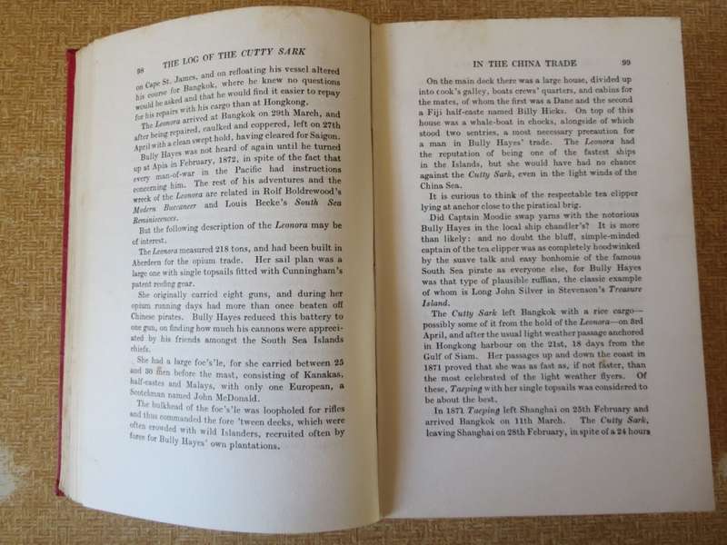 THE LOG OF THE CUTTY SARK. Basil Lubbock