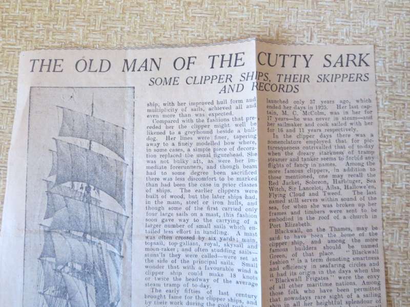 THE LOG OF THE CUTTY SARK. Basil Lubbock