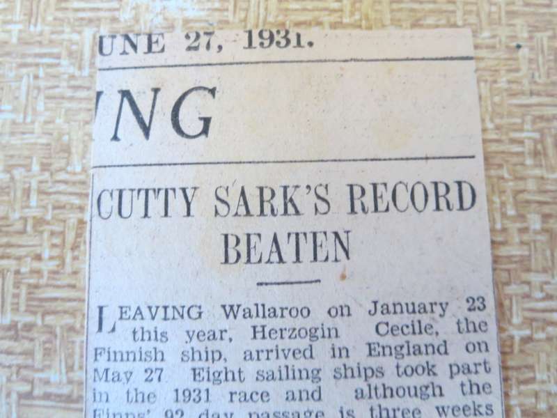 THE LOG OF THE CUTTY SARK. Basil Lubbock