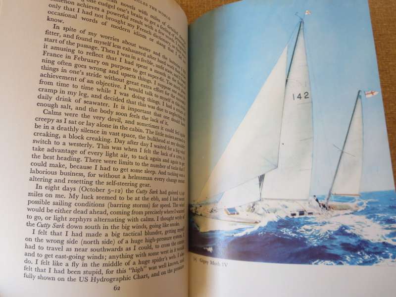 GYPSY MOTH CIRCLES THE WORLD. Francis Chichester.