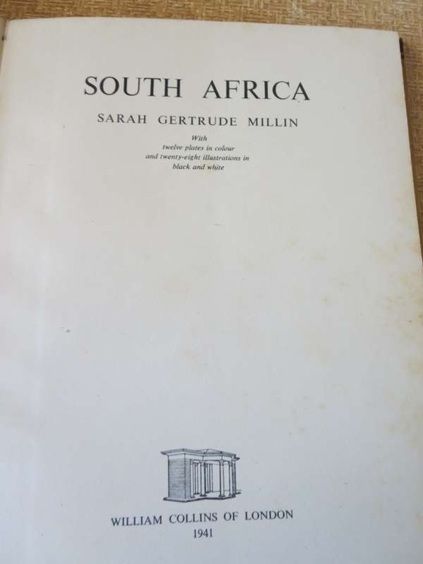 SOUTH AFRICA  by Sarah Gertrude Millin