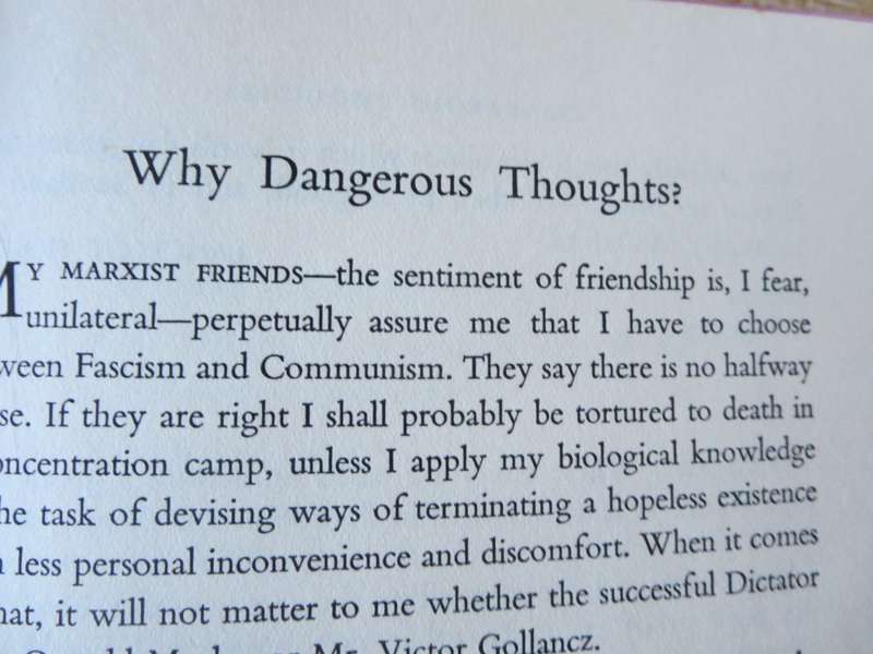 LANCELOT HOGBEN`S DANGEROUS THOUGHTS (Science, teaching, politics)