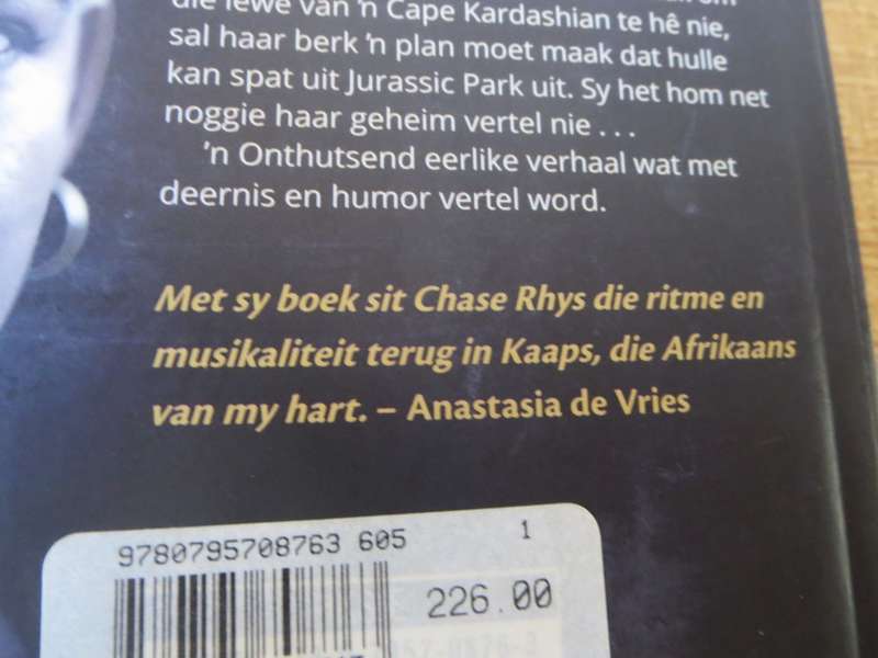 KINNES deur Chase Rhys. (Kaapse Vlakte-storie, gangsters)